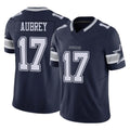 Vanessashop D.Cowboys #17 Brandon Aubrey Player Navy Limited Vapor F.U.S.E. Home Game Stitched Jerseys