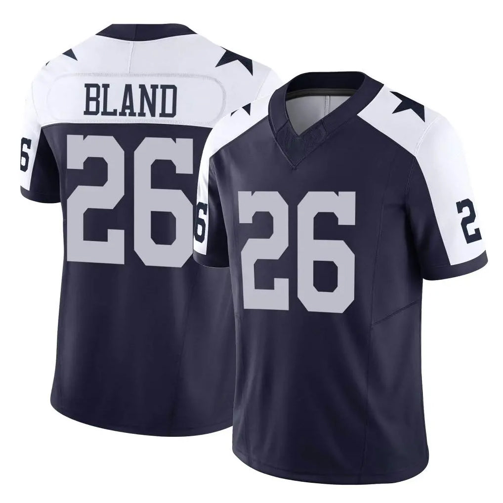 Vanessashop D.Cowboys #26 DaRon Bland Player Navy-White Limited Alternate Vapor F.U.S.E. Home Game Stitched Jerseys