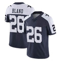 Vanessashop D.Cowboys #26 DaRon Bland Player Navy-White Limited Alternate Vapor Untouchable Home Game Stitched Jerseys