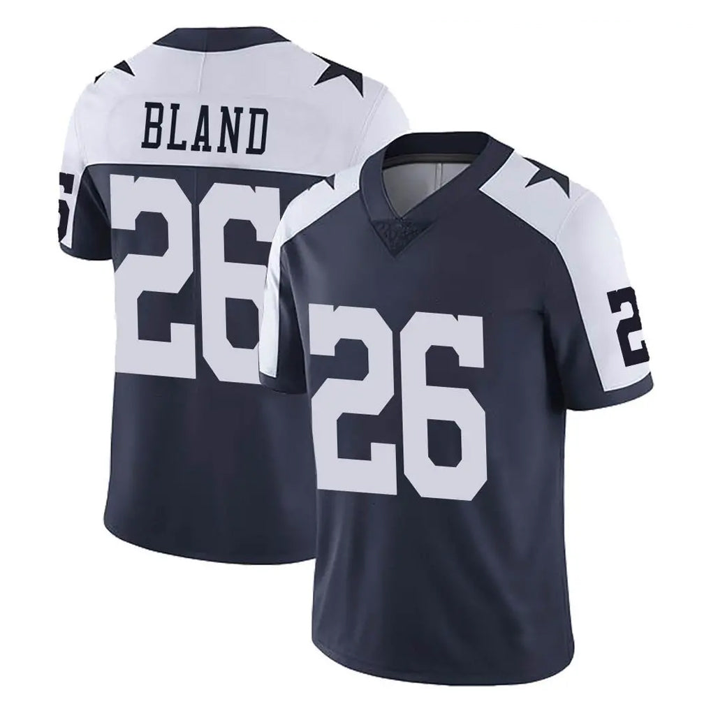 Vanessashop D.Cowboys #26 DaRon Bland Player Navy-White Limited Alternate Vapor Untouchable Home Game Stitched Jerseys