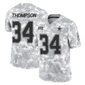 Vanessashop D.Cowboys #34 Jalen Thompson Player Arctic Camo Salute to Service Limited Home Game Stitched Jerseys