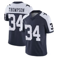 Vanessashop D.Cowboys #34 Jalen Thompson Player Navy-White Limited Alternate Vapor Untouchable Home Game Stitched Jerseys
