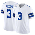 Vanessashop D.Cowboys #3 George Pickens Player White Limited Vapor F.U.S.E. Home Game Stitched Jerseys