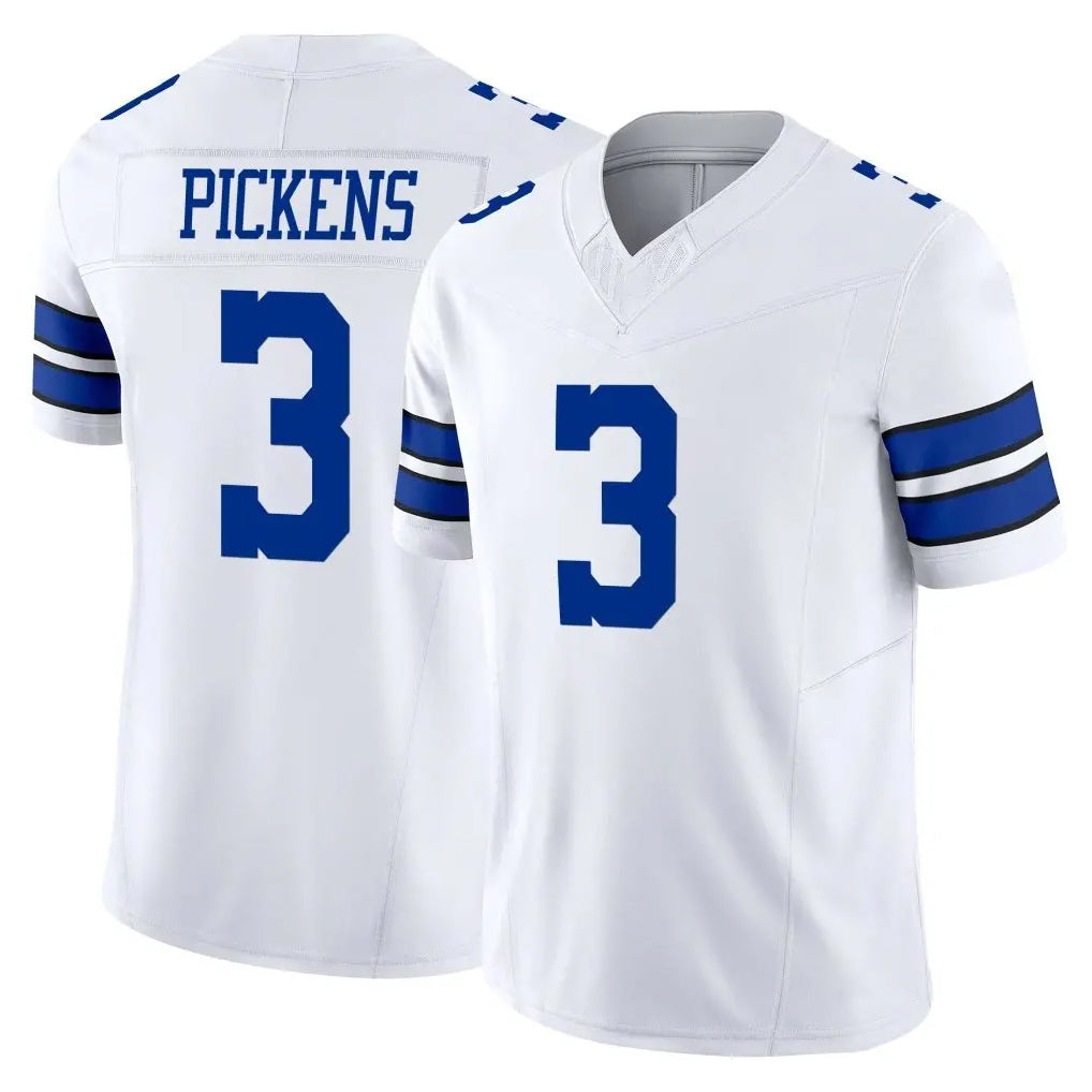 Vanessashop D.Cowboys #3 George Pickens Player White Limited Vapor F.U.S.E. Home Game Stitched Jerseys