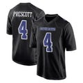 Vanessashop D.Cowboys #4 Dak Prescott Player Carbon Black Fashion Home Game Stitched Jerseys