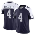 Vanessashop D.Cowboys #4 Dak Prescott Player Navy-White Limited Alternate Vapor F.U.S.E. Home Game Stitched Jerseys