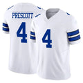 Vanessashop D.Cowboys #4 Dak Prescott Player White Limited Vapor F.U.S.E. Home Game Stitched Jerseys