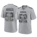 Vanessashop D.Cowboys #52 Tyler Booker Player Gray Atmosphere Fashion Home Game Stitched Jerseys