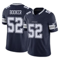 Vanessashop D.Cowboys #52 Tyler Booker Player Navy Limited Vapor F.U.S.E. Home Game Stitched Jerseys
