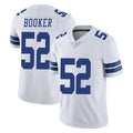 Vanessashop D.Cowboys #52 Tyler Booker Player White Vapor Untouchable Limited Home Game Stitched Jerseys