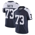 Vanessashop D.Cowboys #73 Tyler Smith Player Navy-White Limited Alternate Vapor Untouchable Home Game Stitched Jerseys