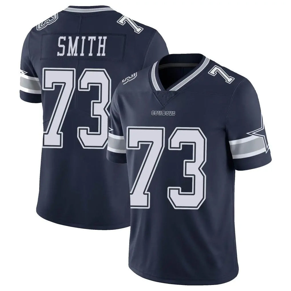 Vanessashop D.Cowboys #73 Tyler Smith Player Navy Vapor Untouchable Limited Home Game Stitched Jerseys