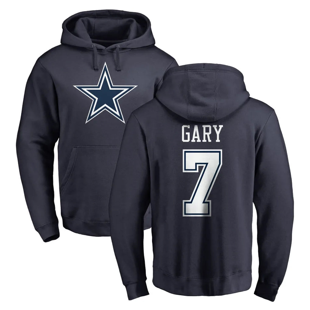 Vanessashop D.Cowboys #7 Rashan Gary Player Navy Pullover Hoodies Limited Stitched Jerseys