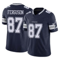 Vanessashop D.Cowboys #87 Jake Ferguson Player Navy Limited Vapor F.U.S.E. Home Game Stitched Jerseys
