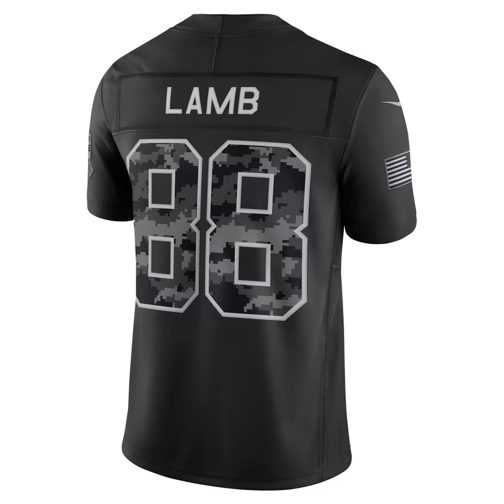 vanessashop D.Cowboys #88 CeeDee Lamb Black 2026 Salute to Service Stitched Limited Jersey