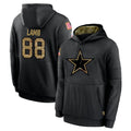Vanessashop D.Cowboys #88 CeeDee Lamb Player Black Salute to Service Pullover Hoodies Limited Stitched Jerseys