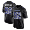 Vanessashop D.Cowboys #92 Quinnen Williams Player Carbon Black Fashion Home Game Stitched Jerseys