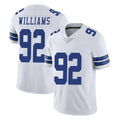 Vanessashop D.Cowboys #92 Quinnen Williams Player White Vapor Untouchable Limited Home Game Stitched Jerseys