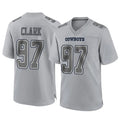 Vanessashop D.Cowboys #97 Kenny Clark Player Gray Atmosphere Fashion Home Game Stitched Jerseys