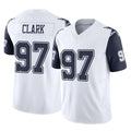Vanessashop D.Cowboys #97 Kenny Clark Player White-Navy Limited Vapor F.U.S.E. Home Game Stitched Jerseys