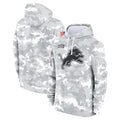 Vanessashop D.Lions Arctic Camo Salute to Service Hoodies Limited Game Blank Player Stitched Jerseys