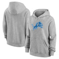 Vanessashop D.Lions Gray Pullover Hoodies Limited Blank Player Stitched Jerseys