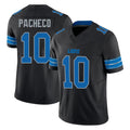 Vanessashop D.Lions #10 Isiah Pacheco Player Black Alternate Vapor F.U.S.E. Limited Home Game Stitched Jerseys
