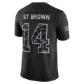 vanessashop  D.Lions #14 Amon-Ra St. Brown Black 2026 Salute to Service Stitched Limited Jersey
