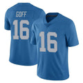 Vanessashop D.Lions #16 Jared Goff Player Blue Limited Throwback Vapor Untouchable Stitched Jerseys