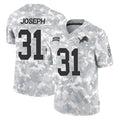 Vanessashop D.Lions #31 Kerby Joseph Player Arctic Camo Salute To Service Limited Stitched Jerseys
