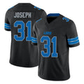 Vanessashop D.Lions #31 Kerby Joseph Player Black Alternate Vapor F.U.S.E. Limited Home Game Stitched Jerseys