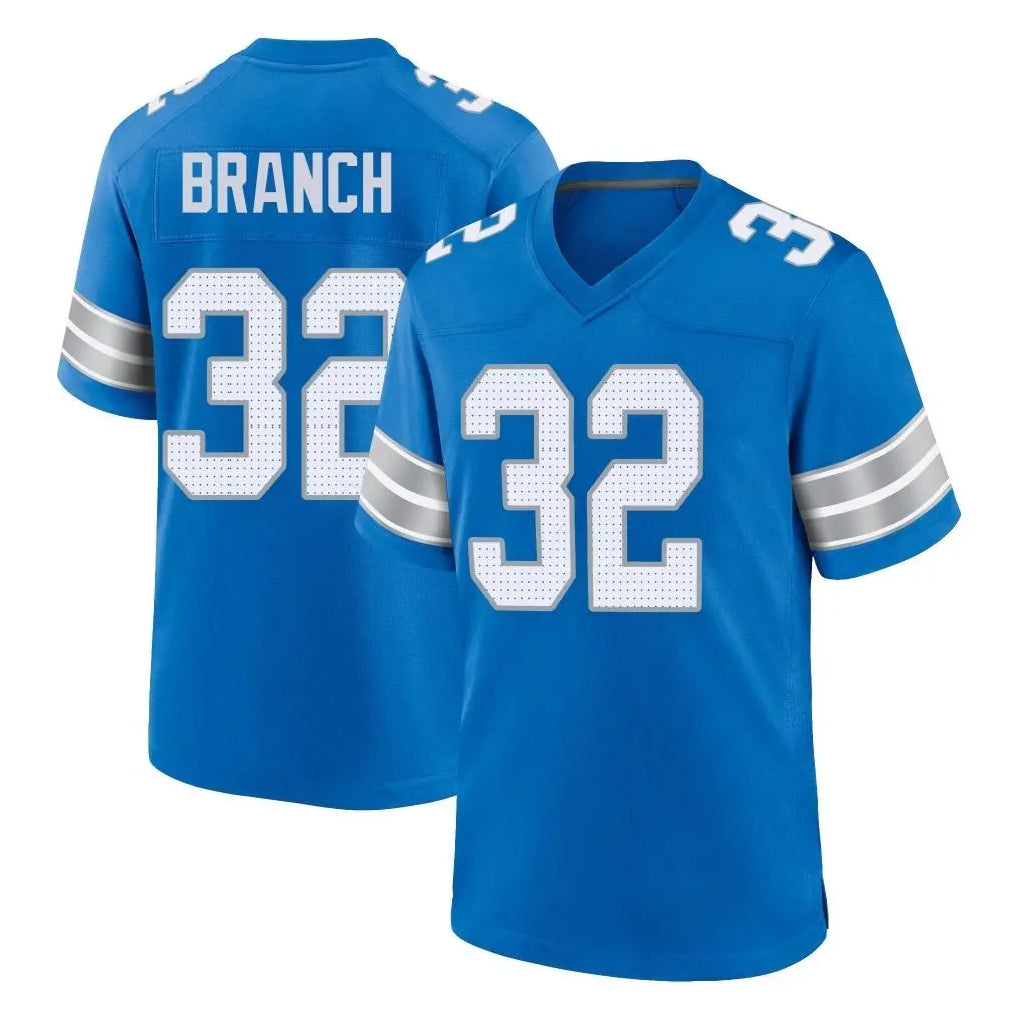 Vanessashop D.Lions #32 Brian Branch Player Blue Alternate Home Game Stitched Jerseys
