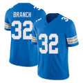 Vanessashop D.Lions #32 Brian Branch Player Blue Limited Throwback Vapor Untouchable Stitched Jerseys