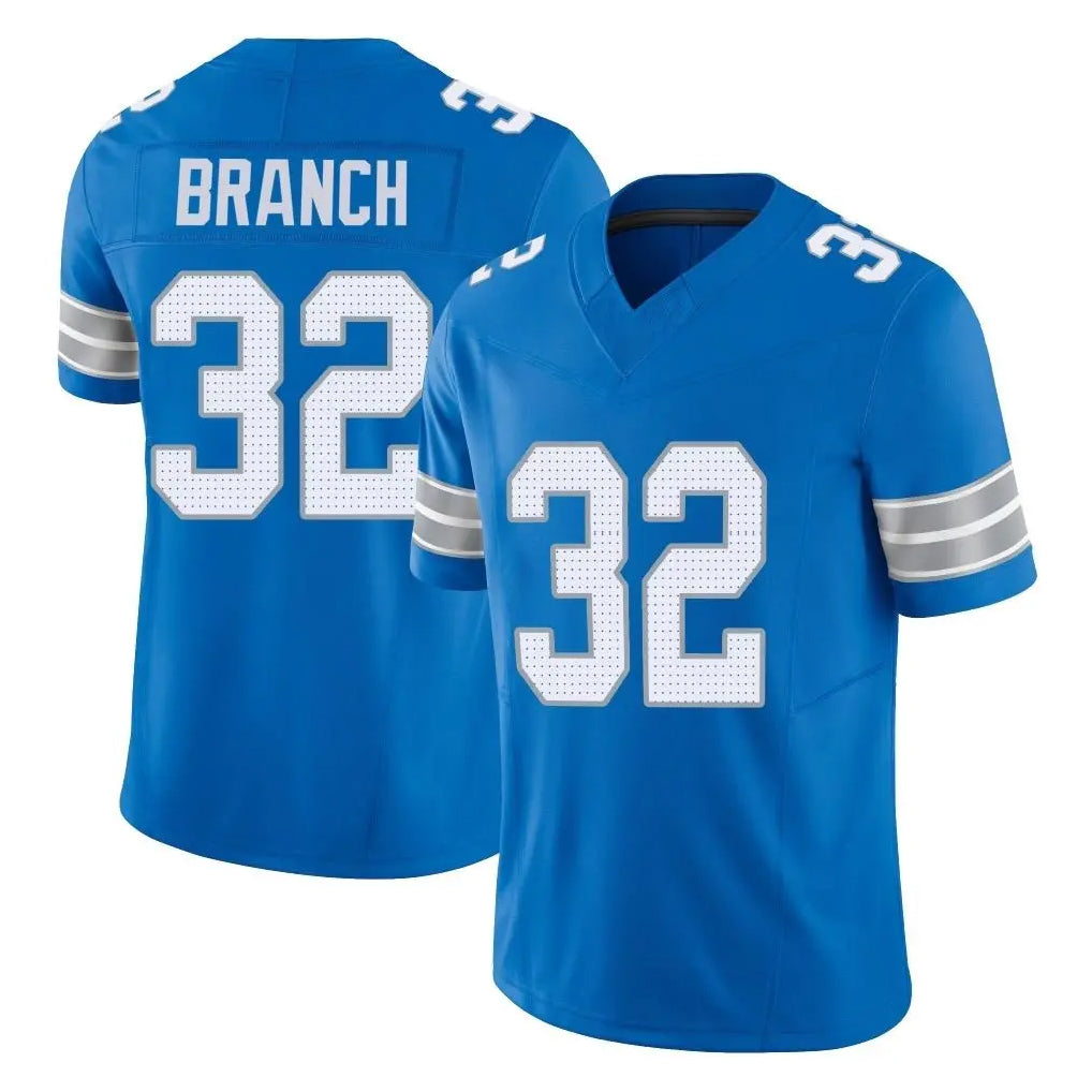 Vanessashop D.Lions #32 Brian Branch Player Blue Limited Throwback Vapor Untouchable Stitched Jerseys
