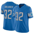Vanessashop D.Lions #32 Brian Branch Player Blue Vapor F.U.S.E. Limited Home Game Stitched Jerseys
