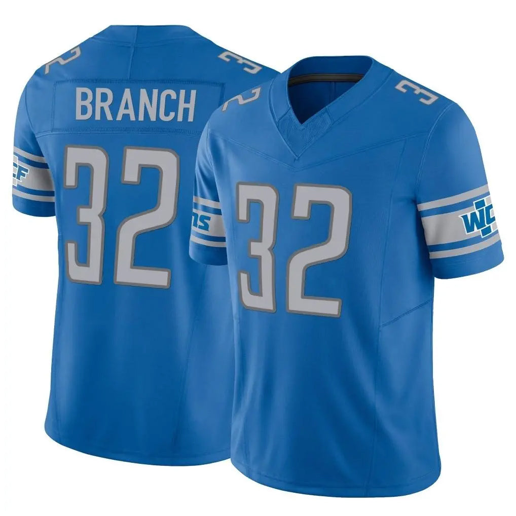 Vanessashop D.Lions #32 Brian Branch Player Blue Vapor F.U.S.E. Limited Home Game Stitched Jerseys