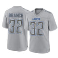 Vanessashop D.Lions #32 Brian Branch Player Gray Atmosphere Fashion Home Game Stitched Jerseys