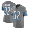 Vanessashop D.Lions #32 Brian Branch Player Gray Vapor Untouchable Limited Home Game Stitched Jerseys