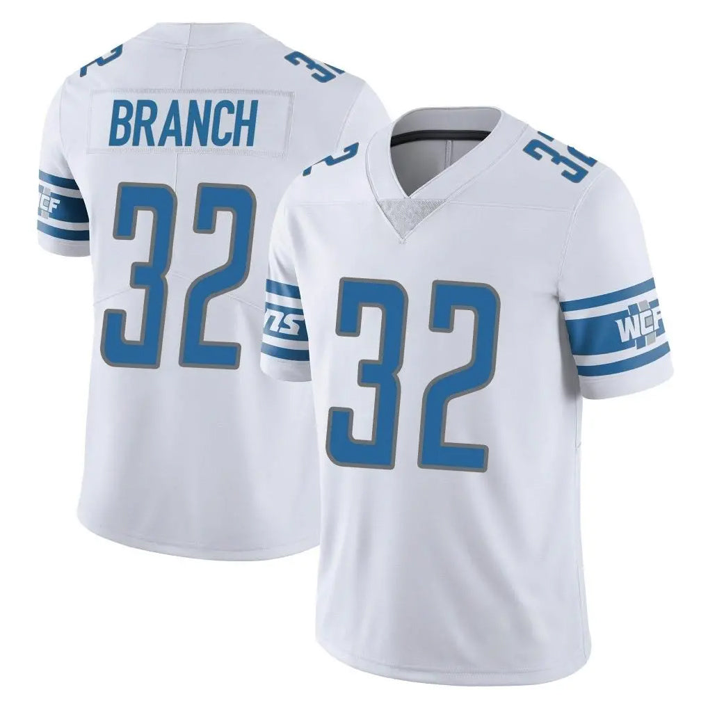 Vanessashop D.Lions #32 Brian Branch Player White Limited Vapor Untouchable Home Game Stitched Jerseys