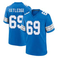 Vanessashop D.Lions #69 Tate Ratledge Player Blue Alternate Home Game Stitched Jerseys