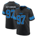 Vanessashop D.Lions #97 Aidan Hutchinson Player Black Alternate Home Game Stitched Jerseys