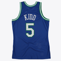 Vanessashop D.Mavericks #5 Jason Kidd Royal 1997 Hardwood Classics Road Swingman  By Mitchell & Ness Stitched Jerseys