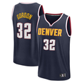 Vanessashop D.Nuggets #32 Aaron Gordon Navy Fast Break Replica Player Jerseys - Icon Edition