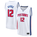 Vanessashop D.Pistons #12 Tobias Harris  White Fast Break Replica Player Jerseys - Association Edition