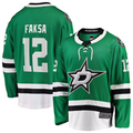 Vanessashop D.Stars #12 Radek Faksa Kelly Green Home Breakaway Jerseys