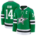 Vanessashop D.Stars #14 Jamie Benn Kelly Green Home Premium Jerseys