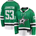 Vanessashop D.Stars #53 Wyatt Johnston Kelly Green Home Breakaway Player Jerseys