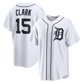 D.Tigers #15 Max Clark White Vanessashop Home Replica Jersey