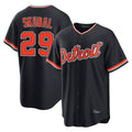 Vanessashop D.Tigers #29 Tarik Skubal Player Navy Home Game Stitched Jerseys