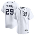 Vanessashop D.Tigers #29 Tarik Skubal Player White Home Limited Stitched Jerseys